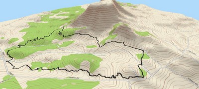 Topo Map 3D View